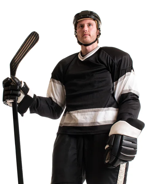 Giocatore di hockey su ghiaccio — Foto Stock