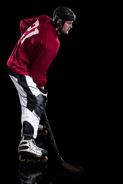 Roller Hockey Player — Stock fotografie