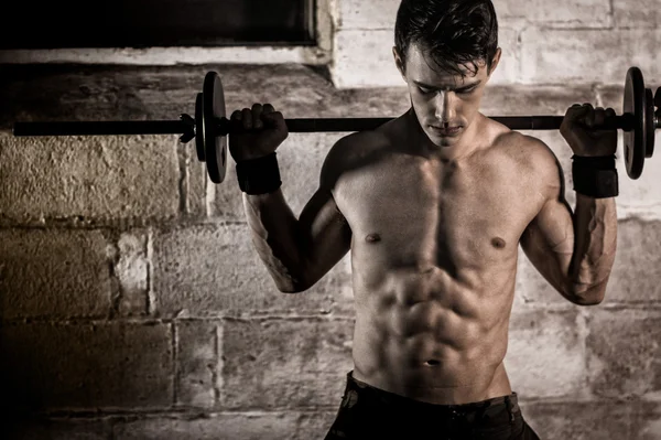 Athletic Man Exercising — Stock Photo, Image