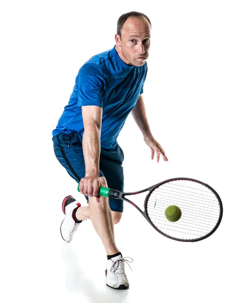 Tennis åtgärd — Stockfoto