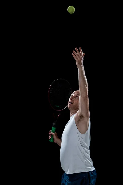 Tennis åtgärd — Stockfoto