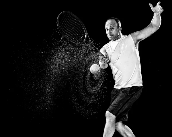 Tennis åtgärd — Stockfoto