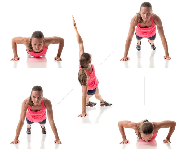 Push Up Variation — Stock Photo, Image