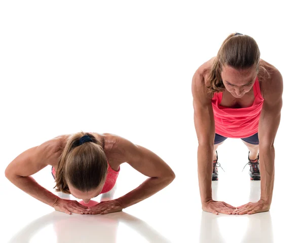 Push Up Variation — Stock Photo, Image