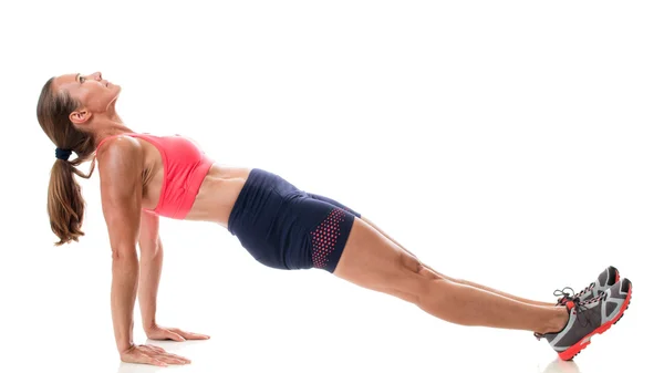 Reverse Plank — Stockfoto