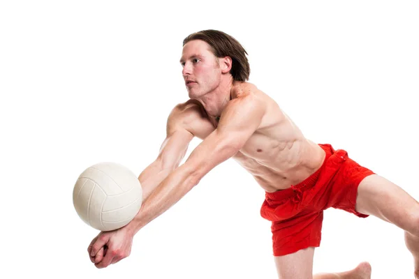 Jugador de voleibol playa —  Fotos de Stock
