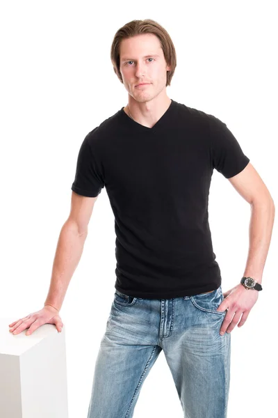 Casual Man on White — Stock Photo, Image