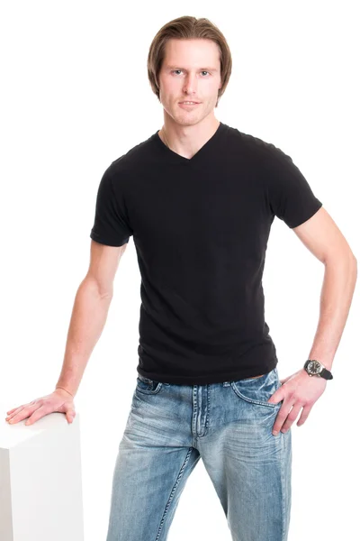 Casual Man on White — Stock Photo, Image