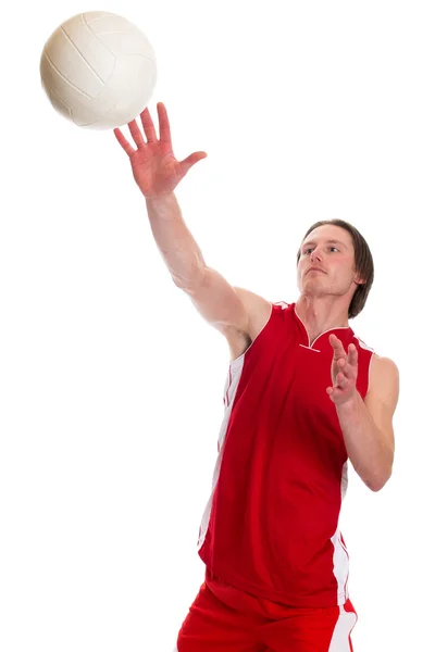 Mužský volejbalový hráč — Stock fotografie