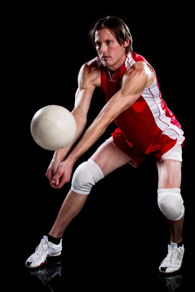 Joueur de volleyball masculin — Photo