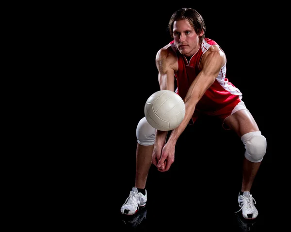 Mannelijke volleyballer — Stockfoto
