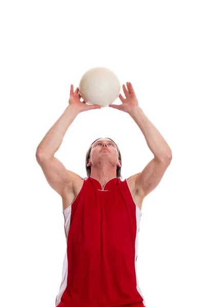 Mannelijke volleyballer — Stockfoto