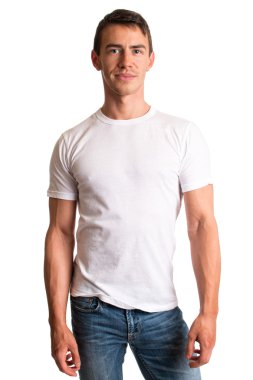 Casual genç adam