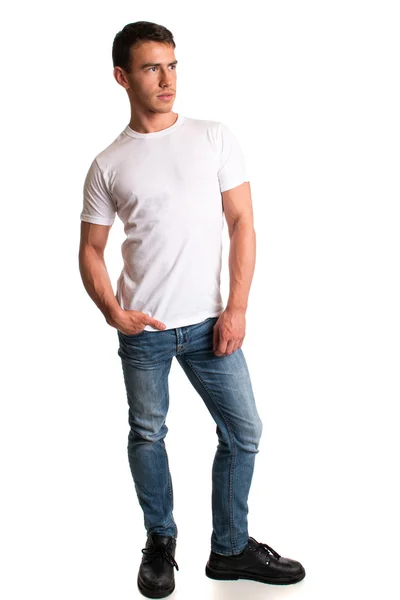 Casual jonge man — Stockfoto