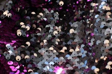 Birçok pulun parlayan makro arkaplanı