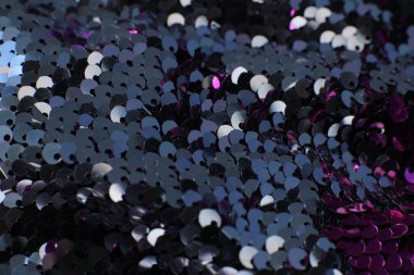 Birçok pulun parlayan makro arkaplanı