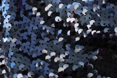 Birçok pulun parlayan makro arkaplanı