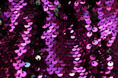 Birçok pulun parlayan makro arkaplanı