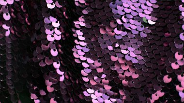 Birçok pulun parlayan makro arkaplanı