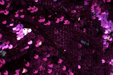 Birçok pulun parlayan makro arkaplanı