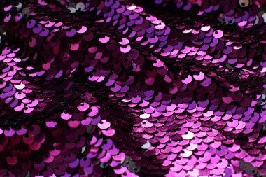 Birçok pulun parlayan makro arkaplanı