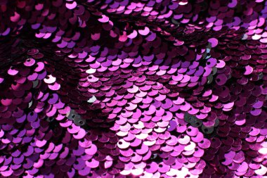 Birçok pulun parlayan makro arkaplanı