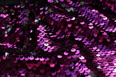 Birçok pulun parlayan makro arkaplanı