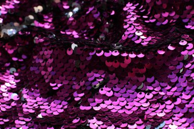 Birçok pulun parlayan makro arkaplanı