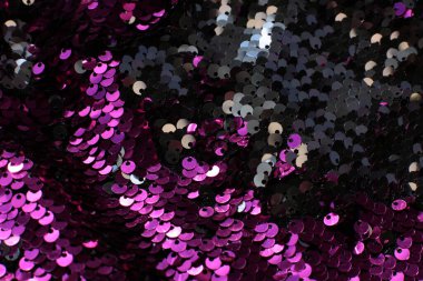 Birçok pulun parlayan makro arkaplanı