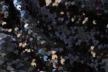 Birçok pulun parlayan makro arkaplanı