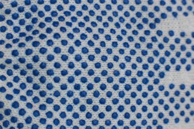 New White Work Household Gloves With Blue Dots