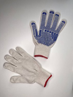 Tamir ve ev işleri için bahçe eldivenleri.