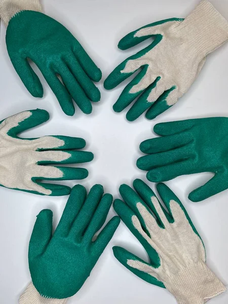 Gants Jardin Travail Pour Réparation Ménage — Photo