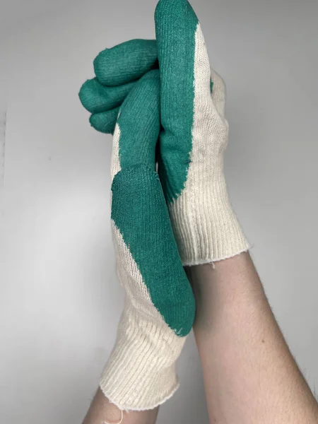 Guantes Jardín Trabajo Para Reparación Hogar — Foto de Stock