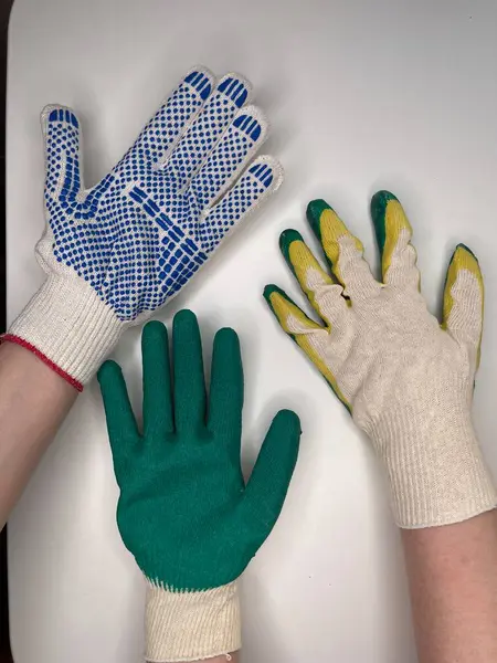 Guantes Jardín Trabajo Para Reparación Hogar — Foto de Stock