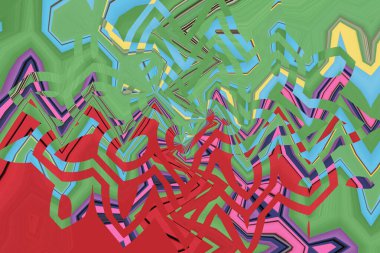 Canlı çok renkli zengin moda geçmişi