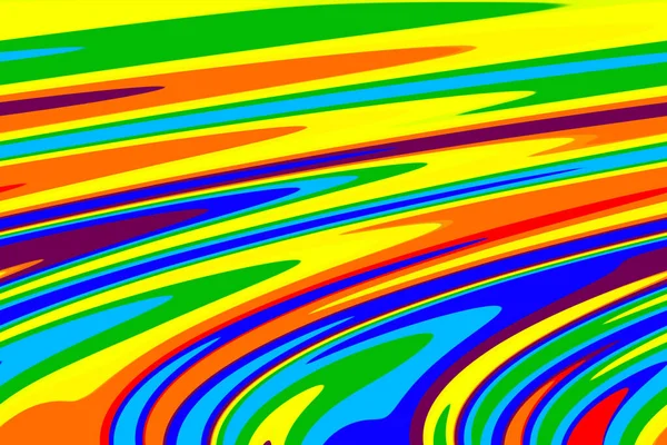 Trendy Brillante Arco Iris Fondo Textura Interesante Contorno Multicolor — Foto de Stock