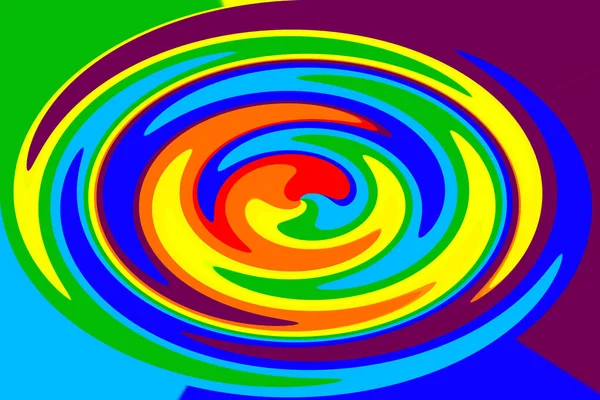 Trendy Luminoso Arcobaleno Sfondo Interessante Trama Contorno Multicolore — Foto Stock