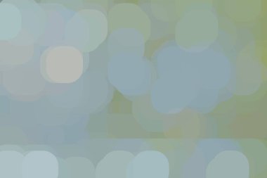 Parlak mavi renkli arka plan, yeşil anahat farklı pastel tonu