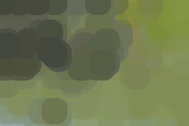 Parlak mavi renkli arka plan, yeşil anahat farklı pastel tonu