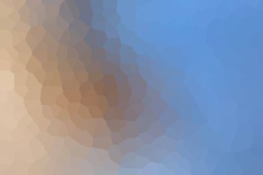 Parlak mavi renkli arka plan, çıplak çizim farklı pastel tonlarda