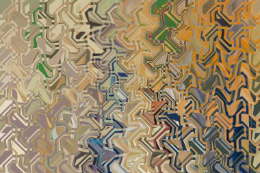 Parlak turuncu renkli arka plan, çıplak eskiz farklı pastel bej tonu, sarı gradyan bulanık düşkünü.