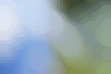 parlak mavi renkli arka plan, açık ana hat farklı pastel gölge, yeşil gradyan bulanık alan