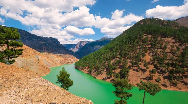 Аладагларский Национальный Парк Горах Таурус Турция Бирюзовая Река Пути Деревне — стоковое фото