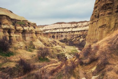 Kapadokya 'daki Clay Canyon Güvercin Vadisi