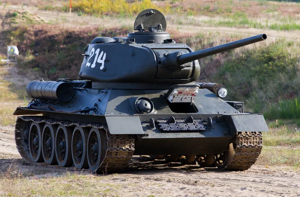 Historiska tank t-34. — Stockfoto