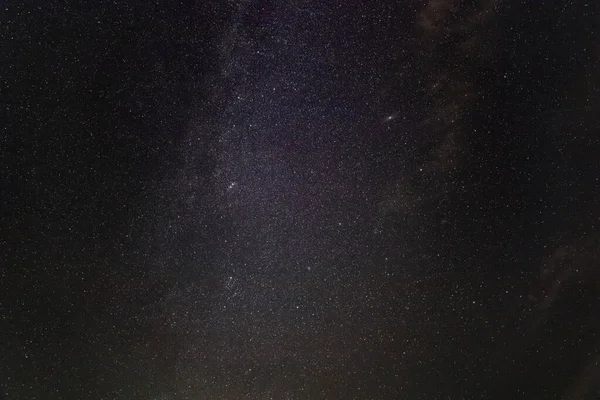 Donkere Nachtelijke Hemel Met Melkweg Miljoenen Sterren — Stockfoto