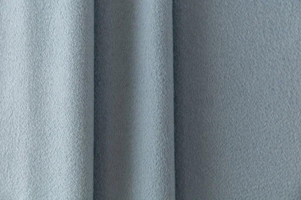 Surface Molleton Bleu Pâle Doux Plis Drapés Fond — Photo