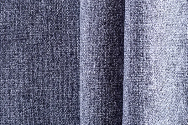 Tecido Estofamento Denso Cor Lavanda Com Textura Linho Cortinas Plissadas — Fotografia de Stock