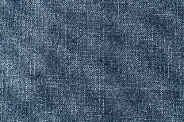 Powierzchnia Gęstej Tkaniny Tapicerskiej Jasnoniebieskiego Koloru Lnianej Fakturze Tło — Zdjęcie stockowe